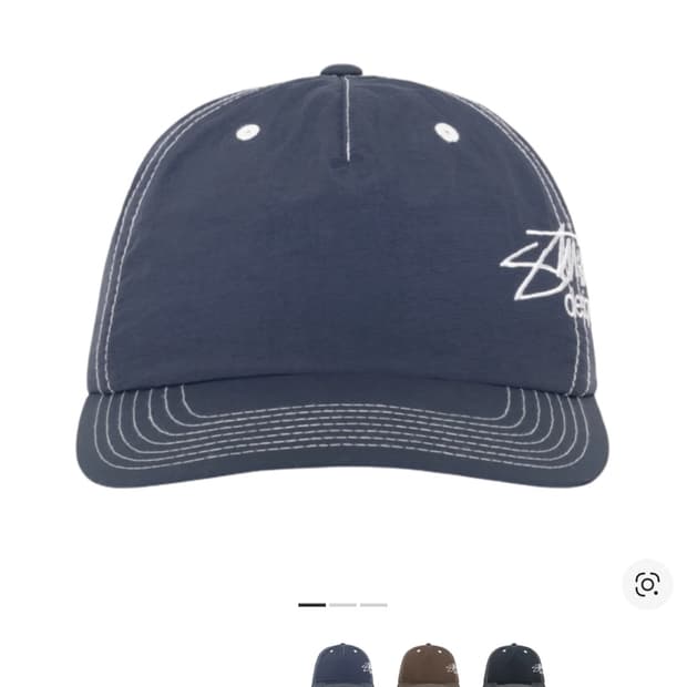 스투시 미드 뎁스 네이비