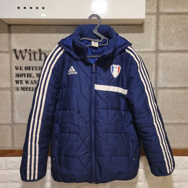 아디다스 수원삼성 패디드 자켓 100