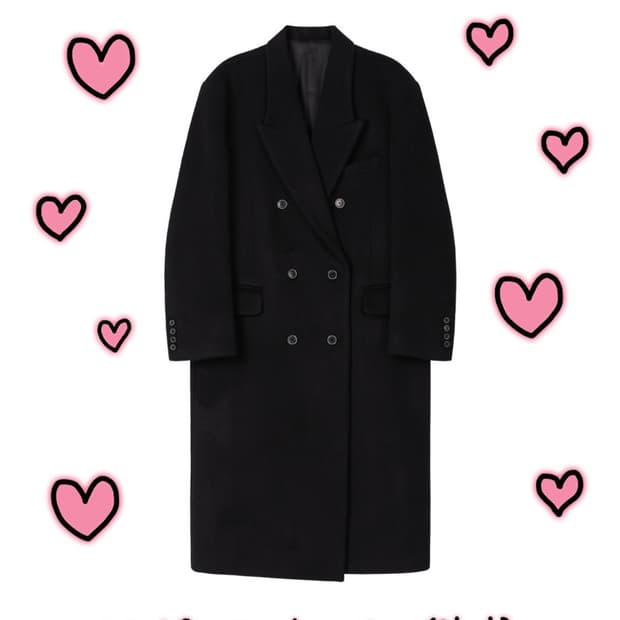 더오유 코트 블랙 구해요