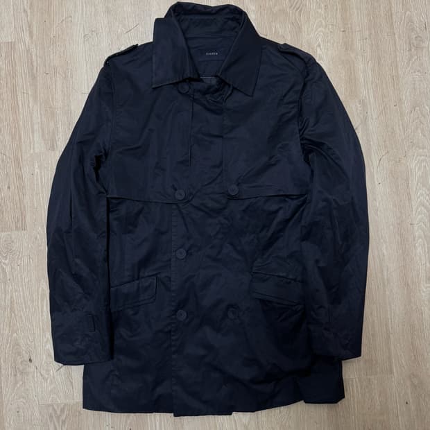 지오지아 남성 클래식 코튼 더플 트렌치코트 L/100 