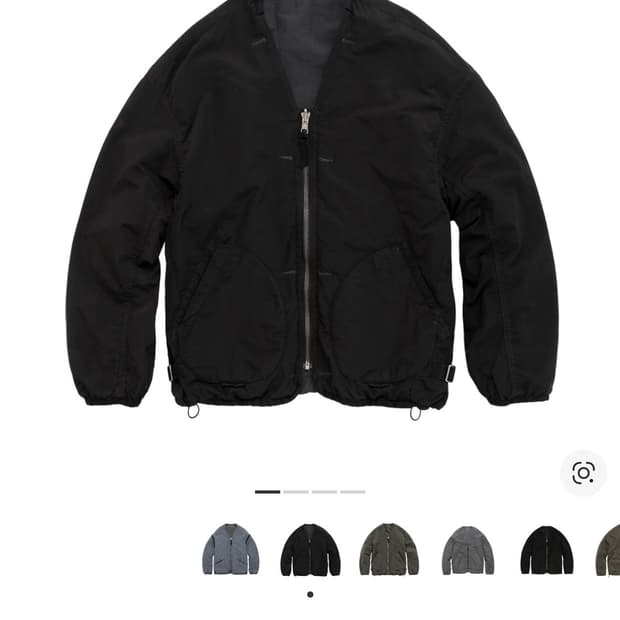 [3] 폴리테루 25ss 라이너 자켓 블랙 차콜