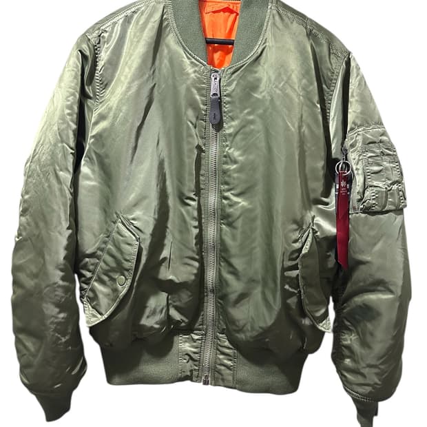 알파인더스트리 MA-1 플라이트 자켓 세이지 m 포