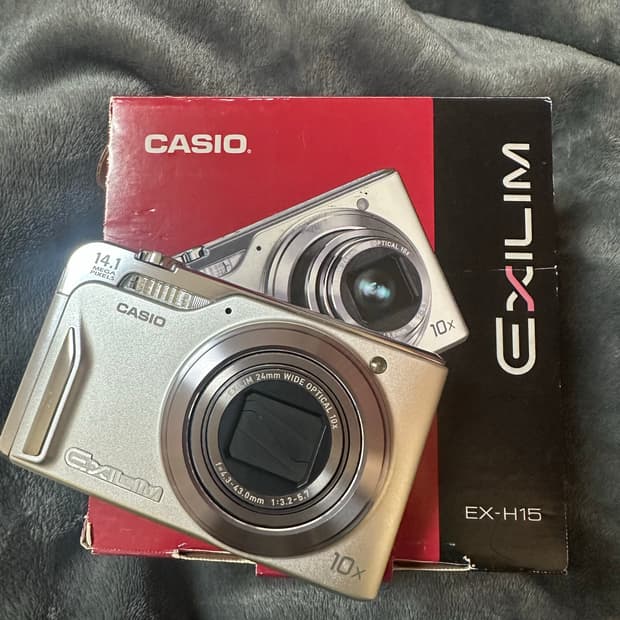 *박스셋* 카시오 엑슬림 h15 디카/디지털카메라