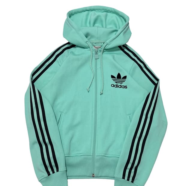 아디다스 민트 후드 트랙탑 져지