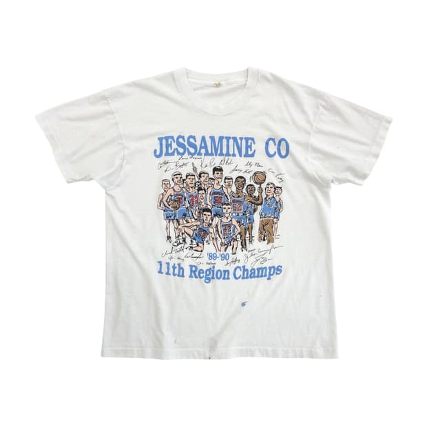 89-90 Jessamine County 농구 반팔티셔츠