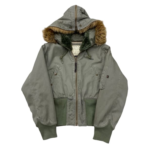 alphaindustries ma-1 cropped jacket