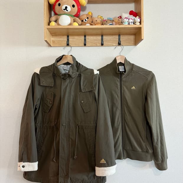 jpn 아디다스 투인원 야상자켓