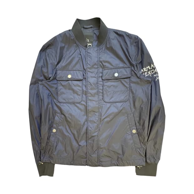 알마니 익스체인지 페인티드 봄버 자켓