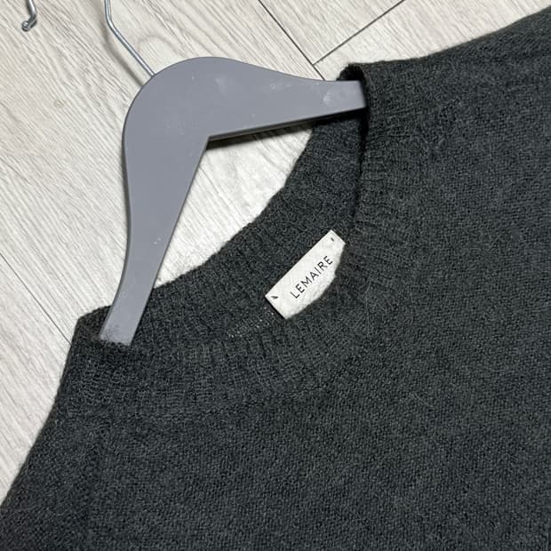 르메르 17FW 알파카 스탠드 카라 스웨터 그레이 S