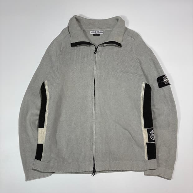 스톤아일랜드 집업 니트 자켓