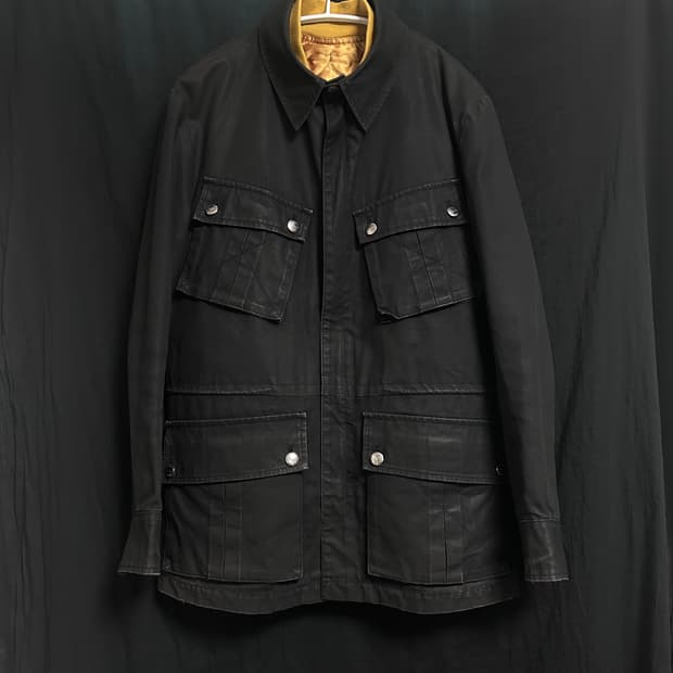 캐서린 햄넷 왁스코팅 헌팅 자켓