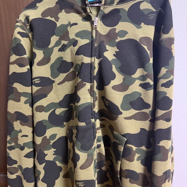 베이프 후드집업 녹계 L