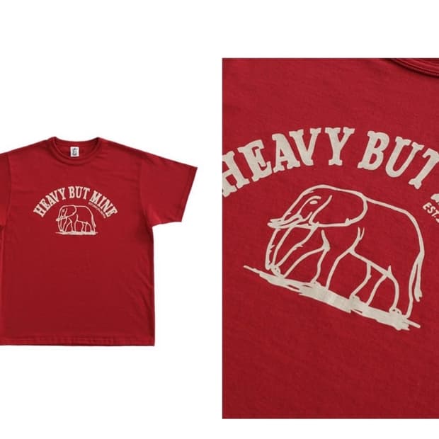 (무배)컬렉트피시스 HEAVY BUT MINE T-SHIRTS (RED)