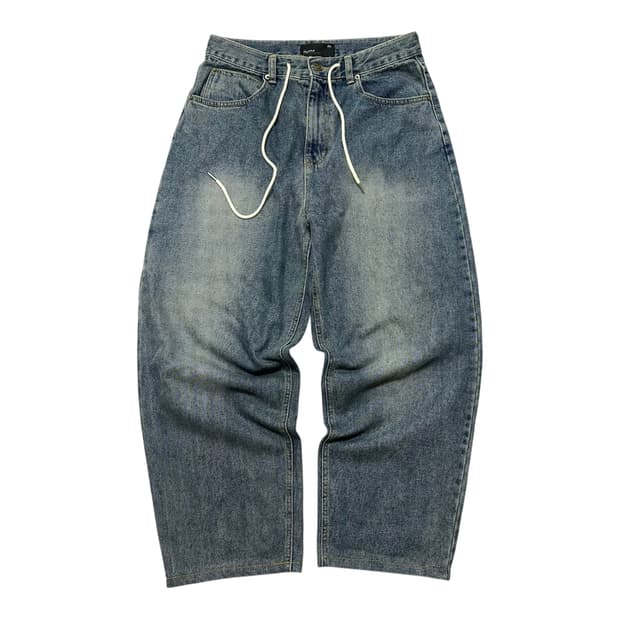 ✨ (바배) 빈티지 와이드 데님 팬츠 