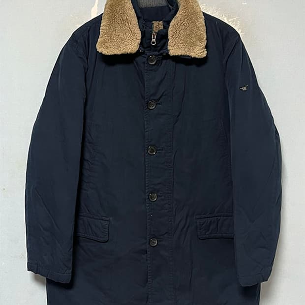 헨리코튼 양털 파일럿코트 덕다운 캐주얼 패딩 L 100 