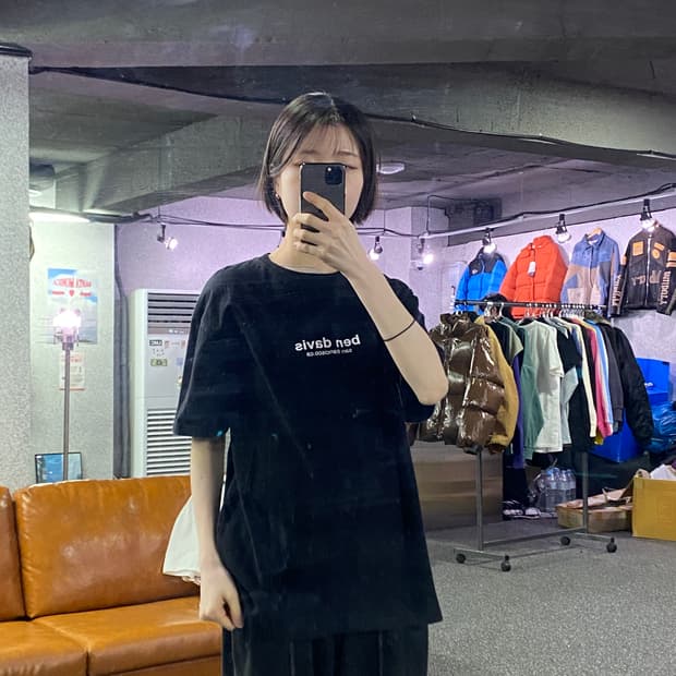 벤데이비스 빅로고 샌프란시스코 반팔티 B4209