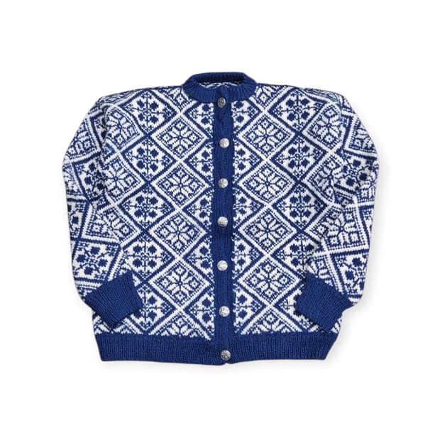 빈티지 버튼 스웨터