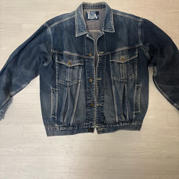 빈티지 데님 트러커 자켓
