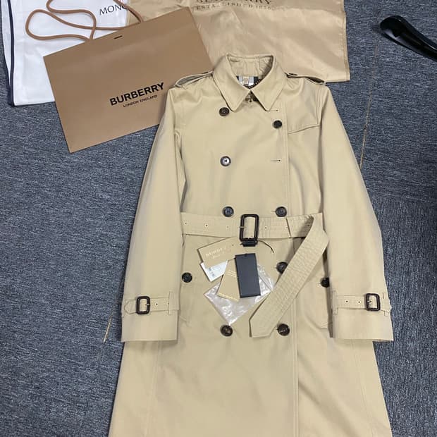 [옷장정리] 신형 롱랭스 버버리 캔싱턴 트렌치코트 급처해요