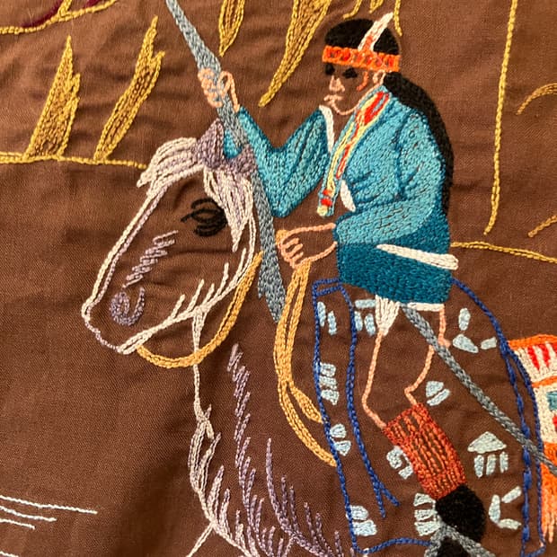 USA 네이티브 원주민 웨스턴 셔츠 