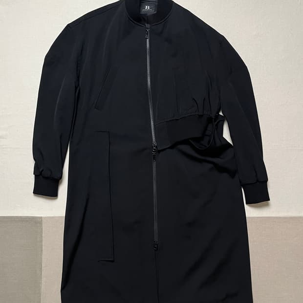요지야마모토 롱 봄버 코트 yohji yamamoto long ma-1