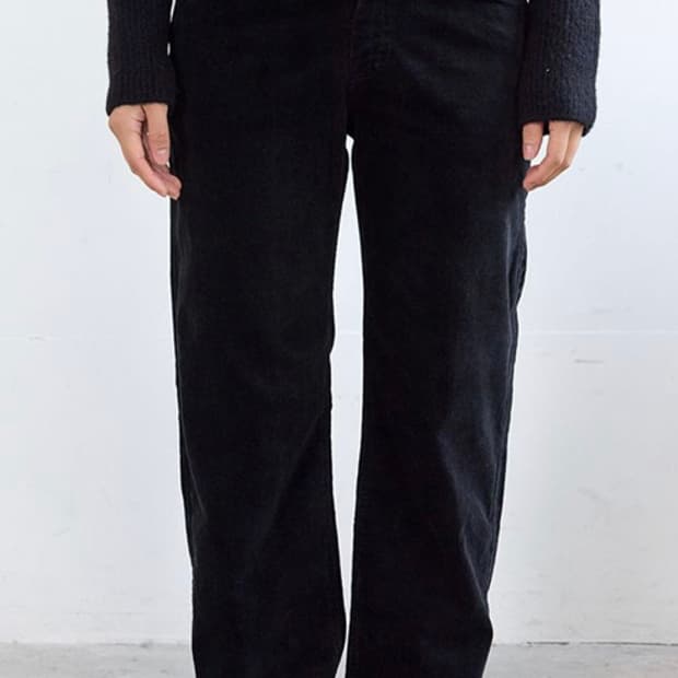 콜로신스 Grandmas Coduroy pants(black)