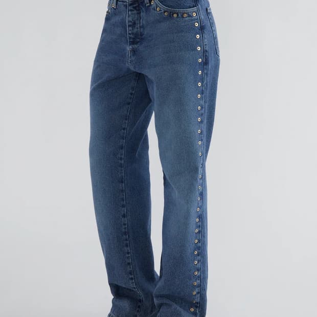 [36,38]팔로마울 Crowd 스터드 데님팬츠/블루