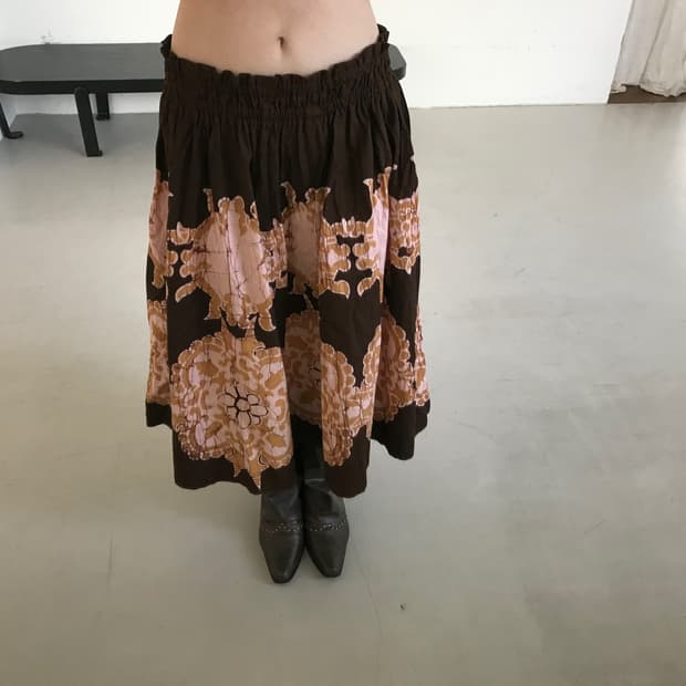 vintage pattern skirt