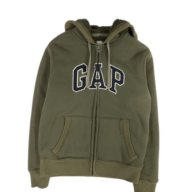 갭 카키 후드집업