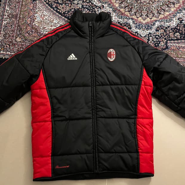 07-08 AC밀란 패딩 에센셜 레드라인 95
