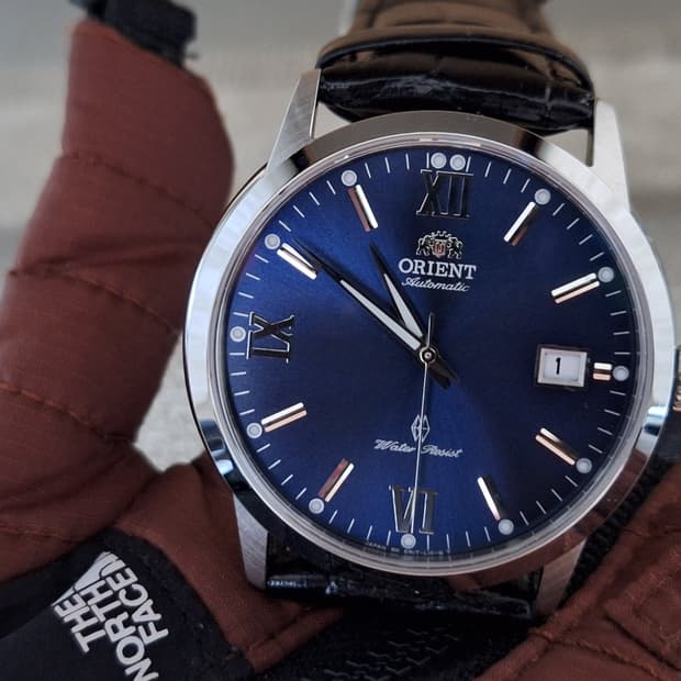 오리엔트 오토메틱 청판 시계 판매합니다