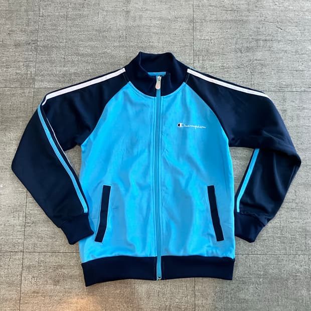 Champion 챔피온 핀터깔y2k 백로고 트랙져지자켓