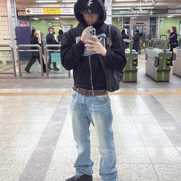 카이야 id 카드 퍼 후드집업