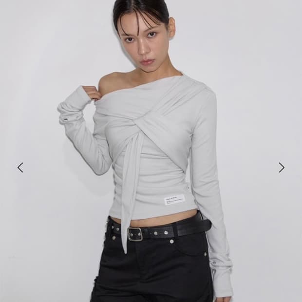 이네기 드레이프 슬리브 Drape Flow Tie Long Sleeve