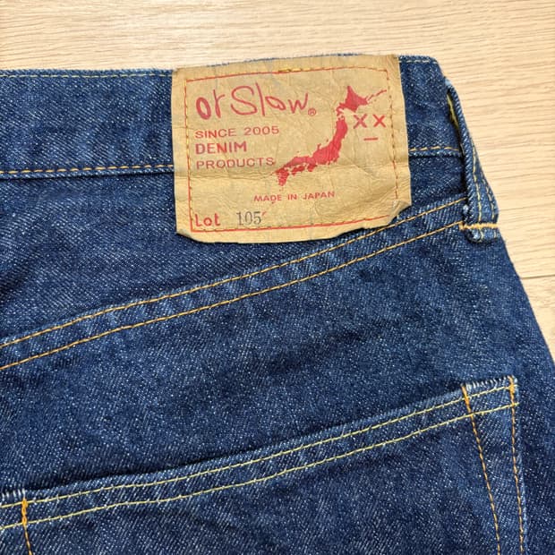 orslow 오어슬로우 105 원워시 3사이즈