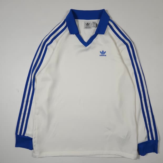 아디다스 삼선 사틴 롱슬리브 티셔츠 (S)