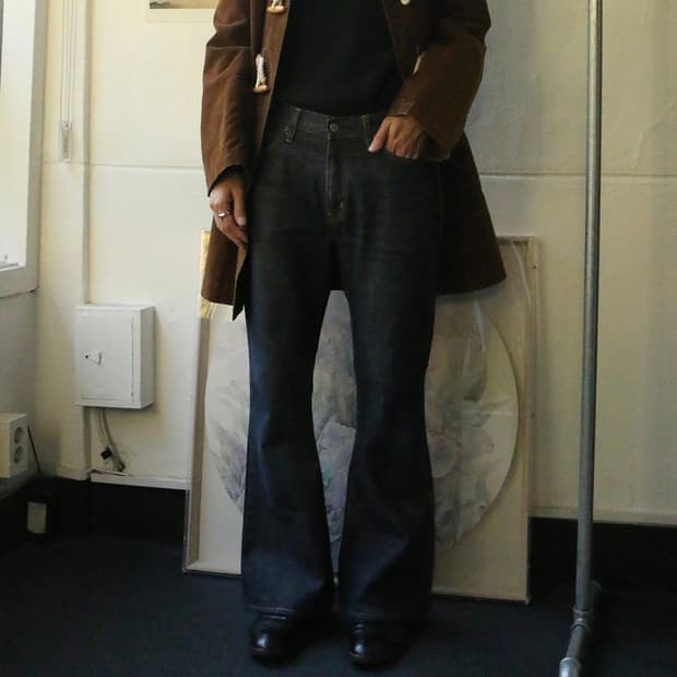 에드윈 벨바텀 데님 팬츠 