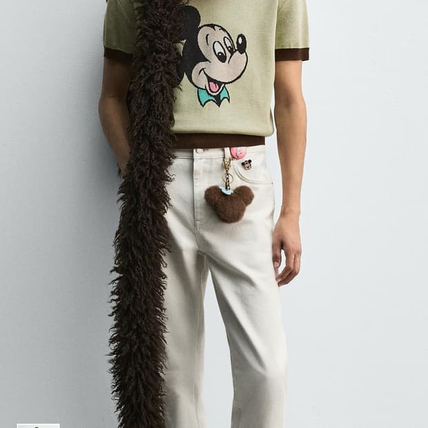 택채 새상품) ZARA 디즈니 진 플레어핏 32