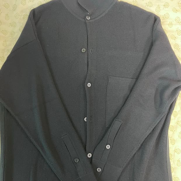 [46] 솔리드옴므 19ss 니트 가디건 블랙