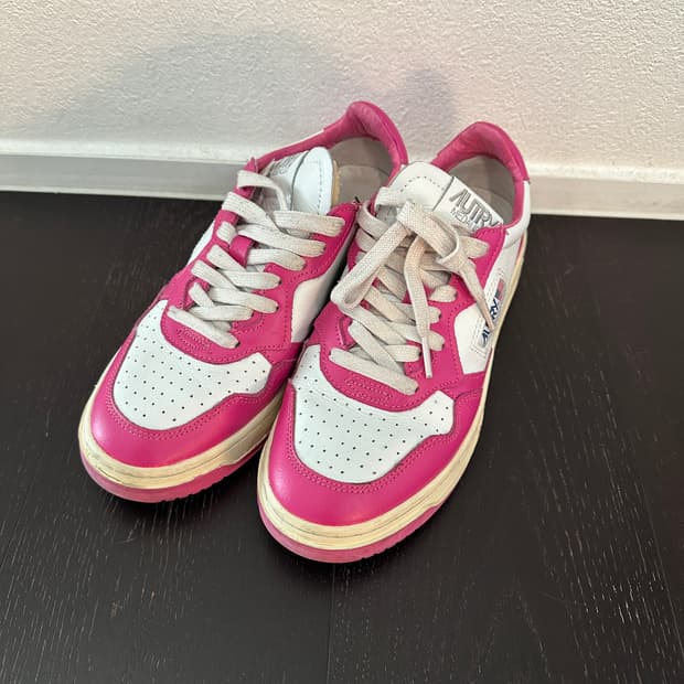 Autry 오트리 메달리스트 핑크 스니커즈