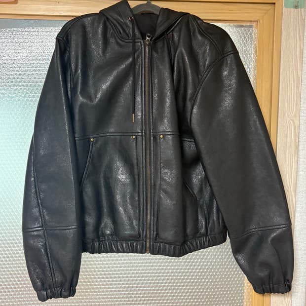 자라 레더 이펙트 후드