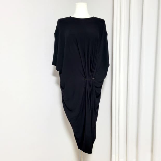 프랑스 오리지널 랑방 파리 드레이핑 드레스 원피스 (55-77) 상태완벽