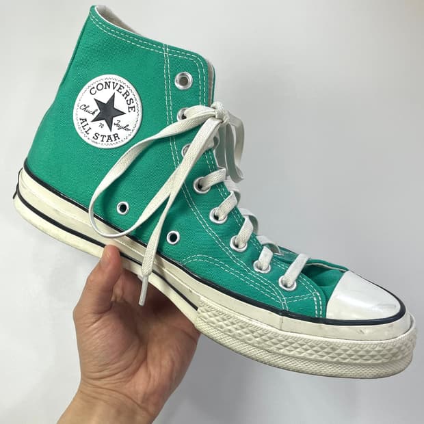 컨버스 척 70 하이 코트 그린 260