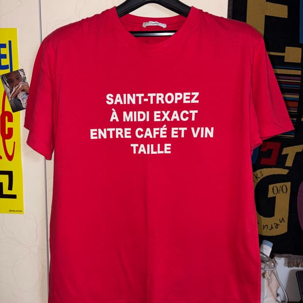 [ Taille ] 타일레 반팔 Red 2size