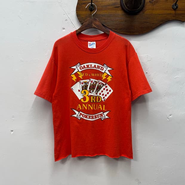 USA Hanes Beefy-T Poker Run Short Sleeve