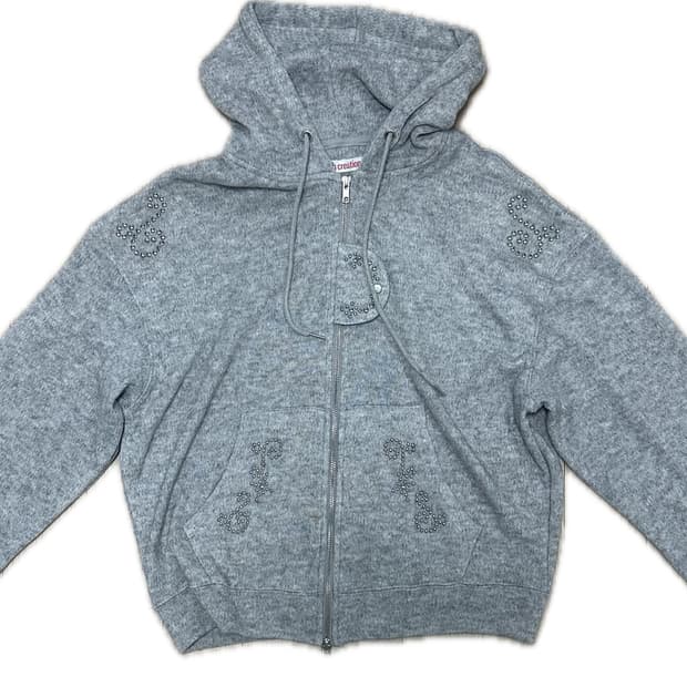 오피쉬 스터드 투웨이 후드집업