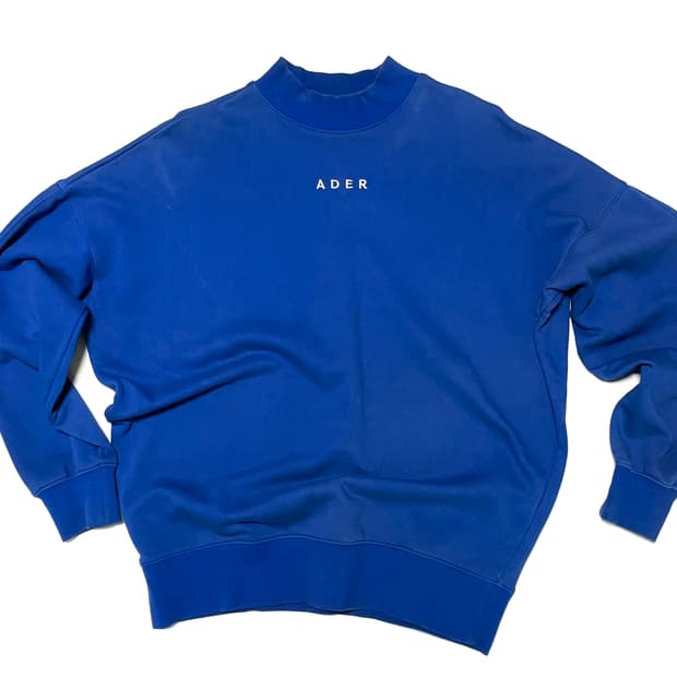 Ader Error Blue Sweatshirt