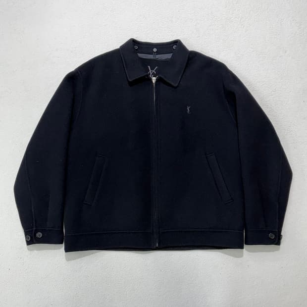 YSL 입생로랑 모직 블루종 자켓 105
