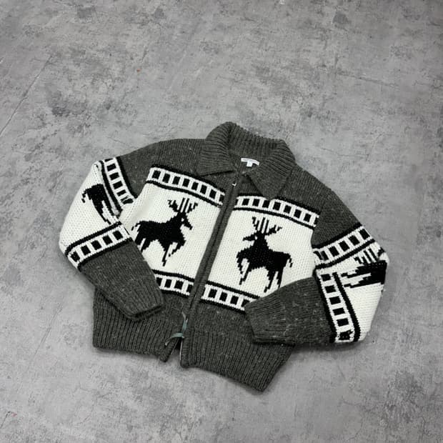 파르티멘토 코위챤 니트 집업