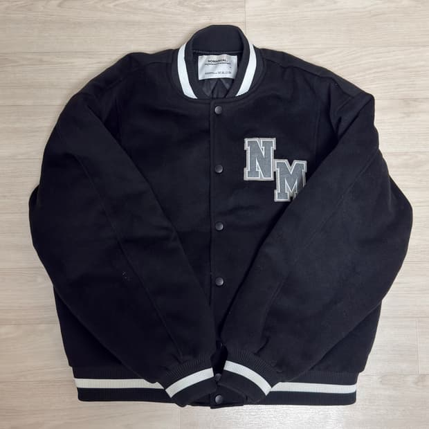 노매뉴얼 바시티 자켓 M